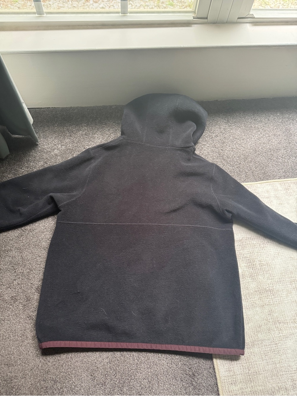 Cotopaxi Women’s S Fleece 1/4 Zip Colorblock Hooded Pullover Hoodie Black - Picture 3 of 3